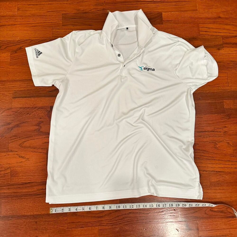 Adidas Men's White Polo-shirts